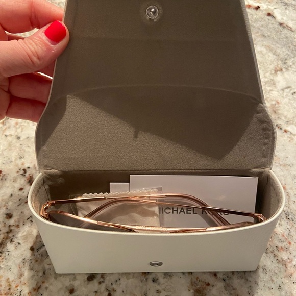 Michael Kors Cheyanne Aviator Sunglasses